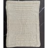 Couverture 37x51cm - Jaune Beige - Personnalisable
