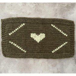Couverture 25x46cm – Brun –...