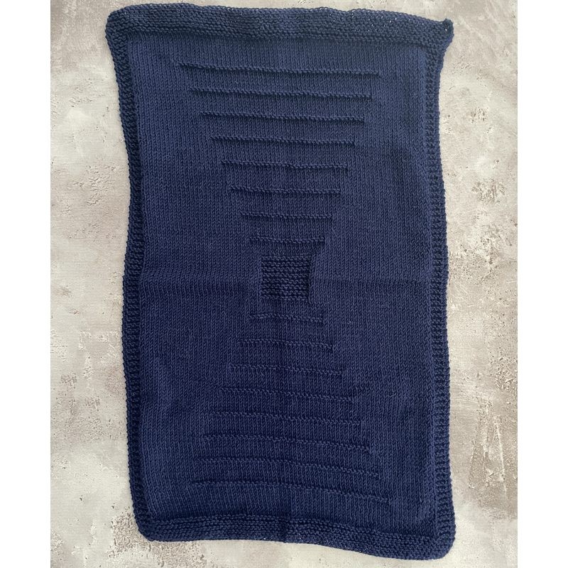 Couverture 34x55cm – Bleu Marine – Personnalisable