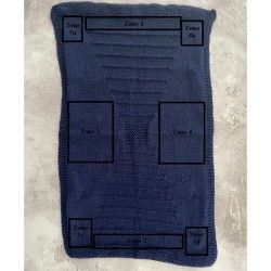 Couverture 34x55cm – Bleu Marine – Personnalisable