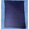 Couverture 70x95cm – Bleu Marine – Personnalisable