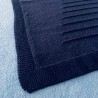 Couverture 70x95cm – Bleu Marine – Personnalisable