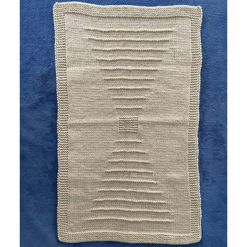 Couverture 45x75cm – Beige – Personnalisable