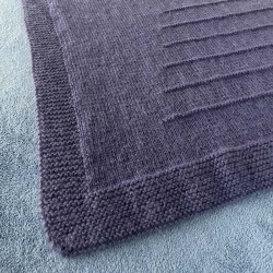 Couverture 90x110cm – Bleu – Personnalisable