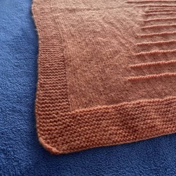 Couverture 71x71cm – Orange – Personnalisable