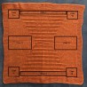 Couverture 71x71cm – Orange – Personnalisable