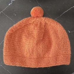 Bonnet Bébé 3 mois – Orange...