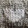 Bonnet Bébé Naissance - Uni Gris - Cœur Blanc