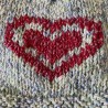 Bonnet Bébé 6 mois - Multicolore - Coeur Rouge